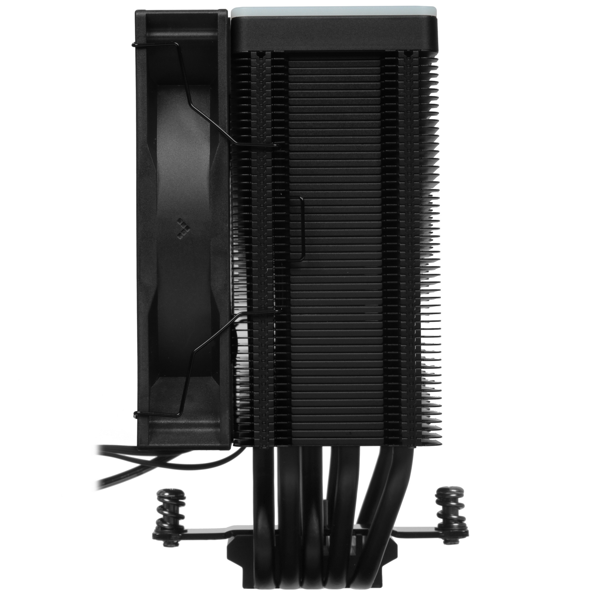 Кулер для процессора DEEPCOOL AG500 BK ARGB V2 черный 120мм алюминий+медь 1900rpm 29.4db 40pin 240W
