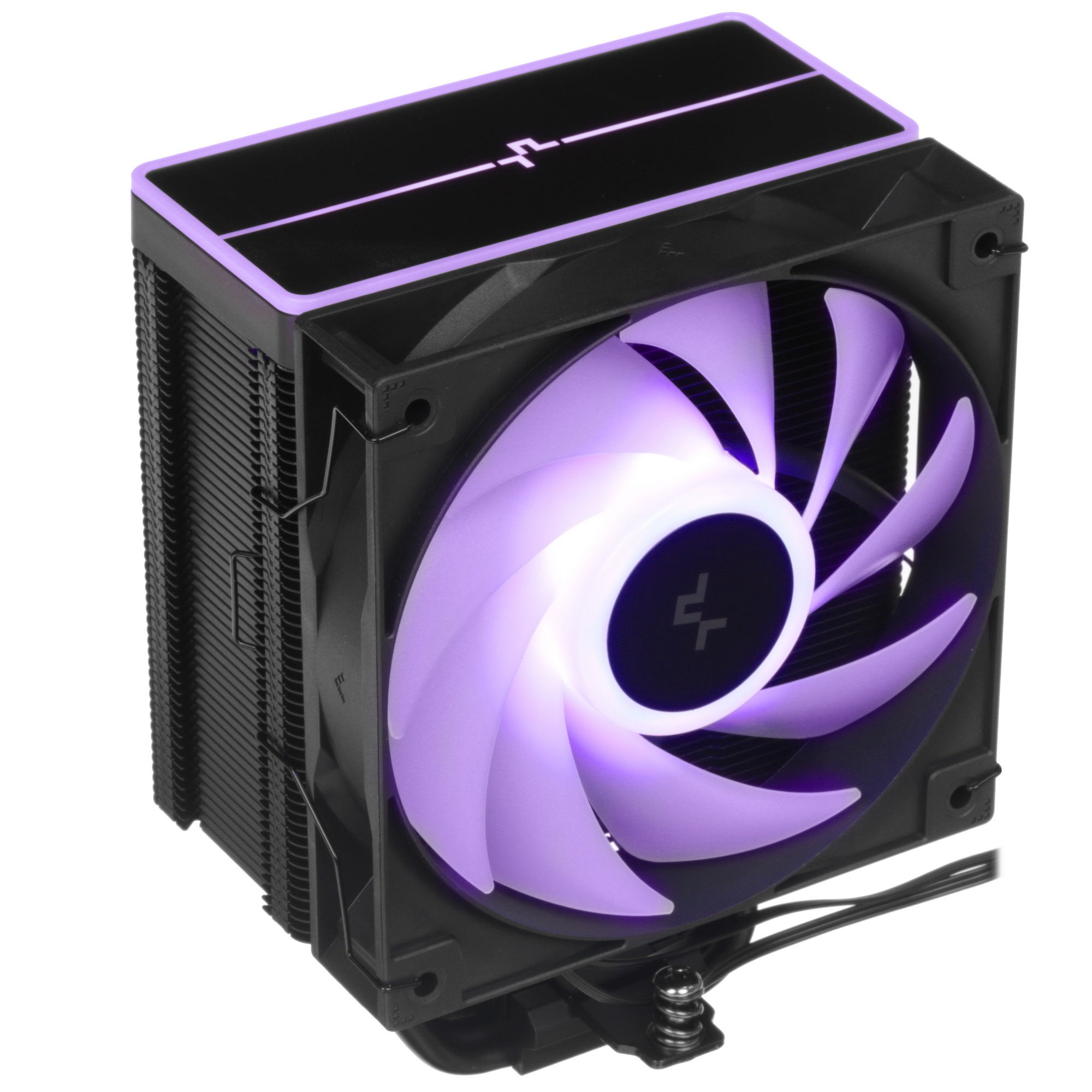 Кулер для процессора DEEPCOOL AG500 BK ARGB V2 черный 120мм алюминий+медь 1900rpm 29.4db 40pin 240W