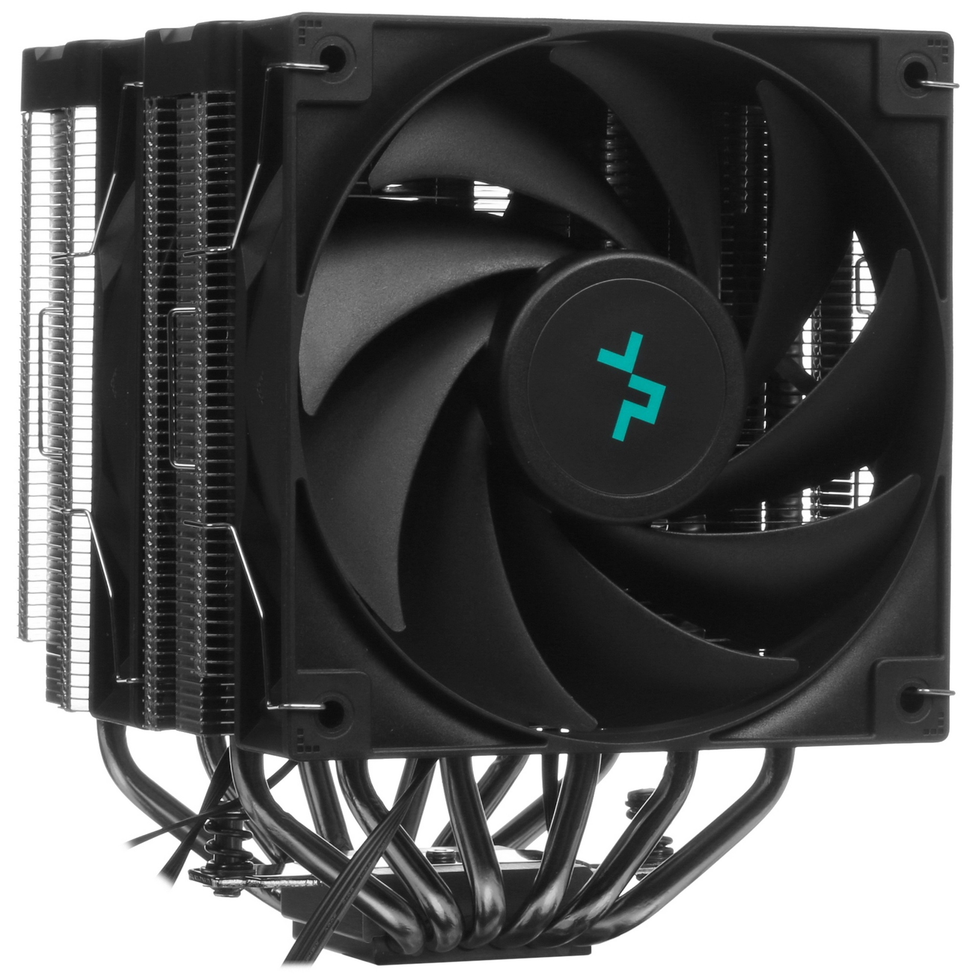 Кулер для процессора DEEPCOOL AG620 DIGITAL серебристый/черный, 120 мм, алюминий/медь, 1950 об/мин,