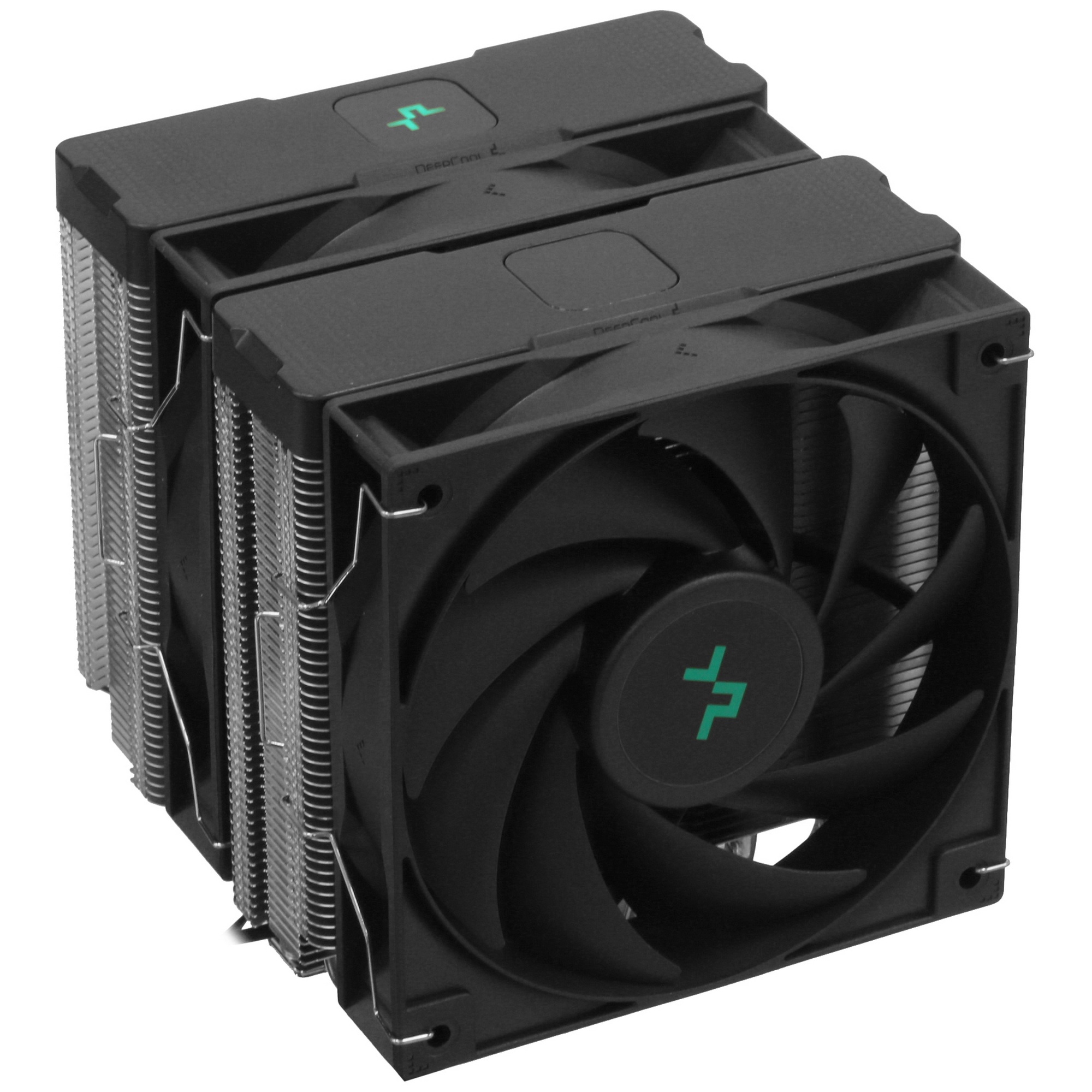 Кулер для процессора DEEPCOOL AG620 DIGITAL серебристый/черный, 120 мм, алюминий/медь, 1950 об/мин,