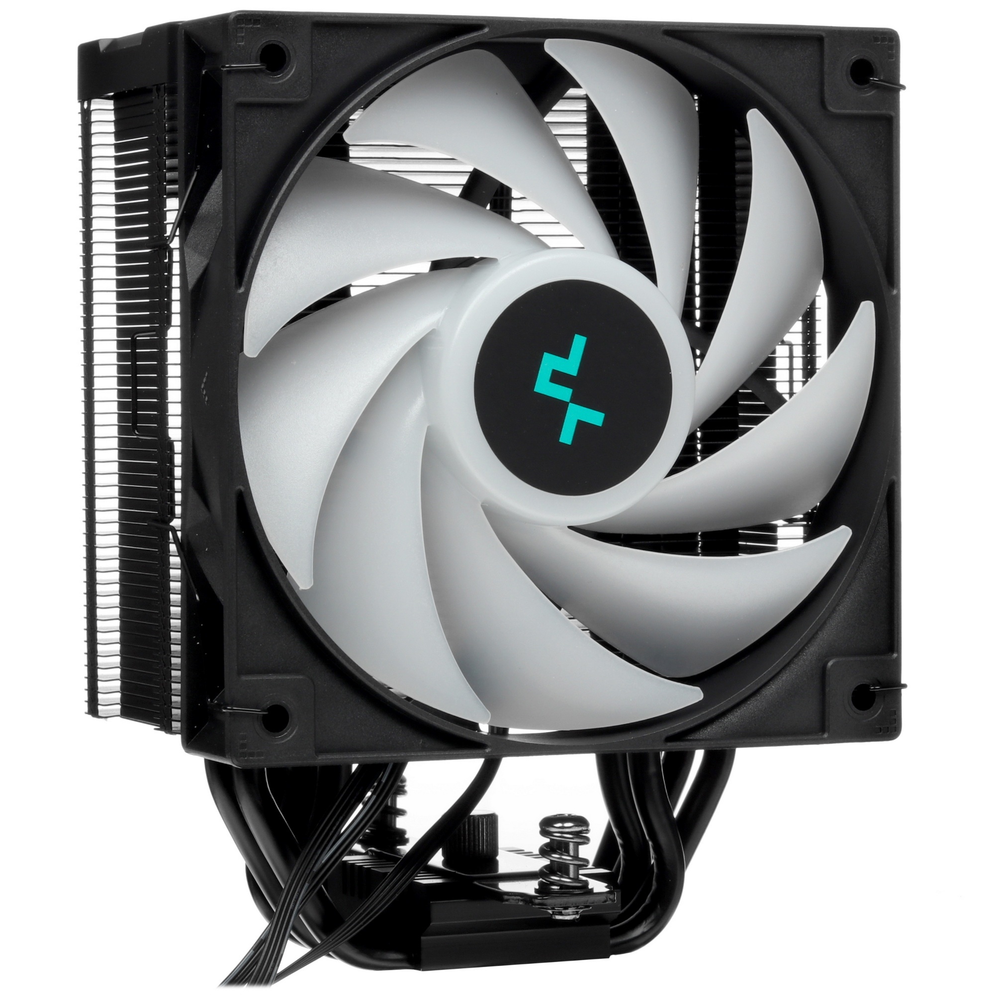 Кулер для процессора DEEPCOOL AG500 DIGITAL ARGB черный, 120 мм, алюминий/медь, 1950 об/мин, 29.4 дБ