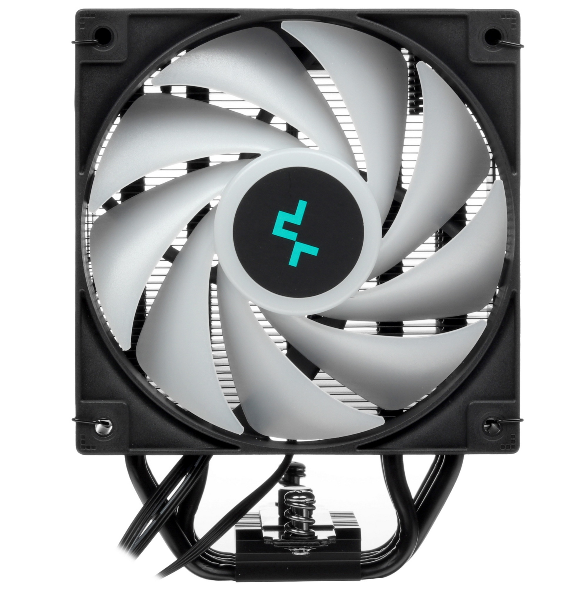 Кулер для процессора DEEPCOOL AG500 DIGITAL ARGB черный, 120 мм, алюминий/медь, 1950 об/мин, 29.4 дБ