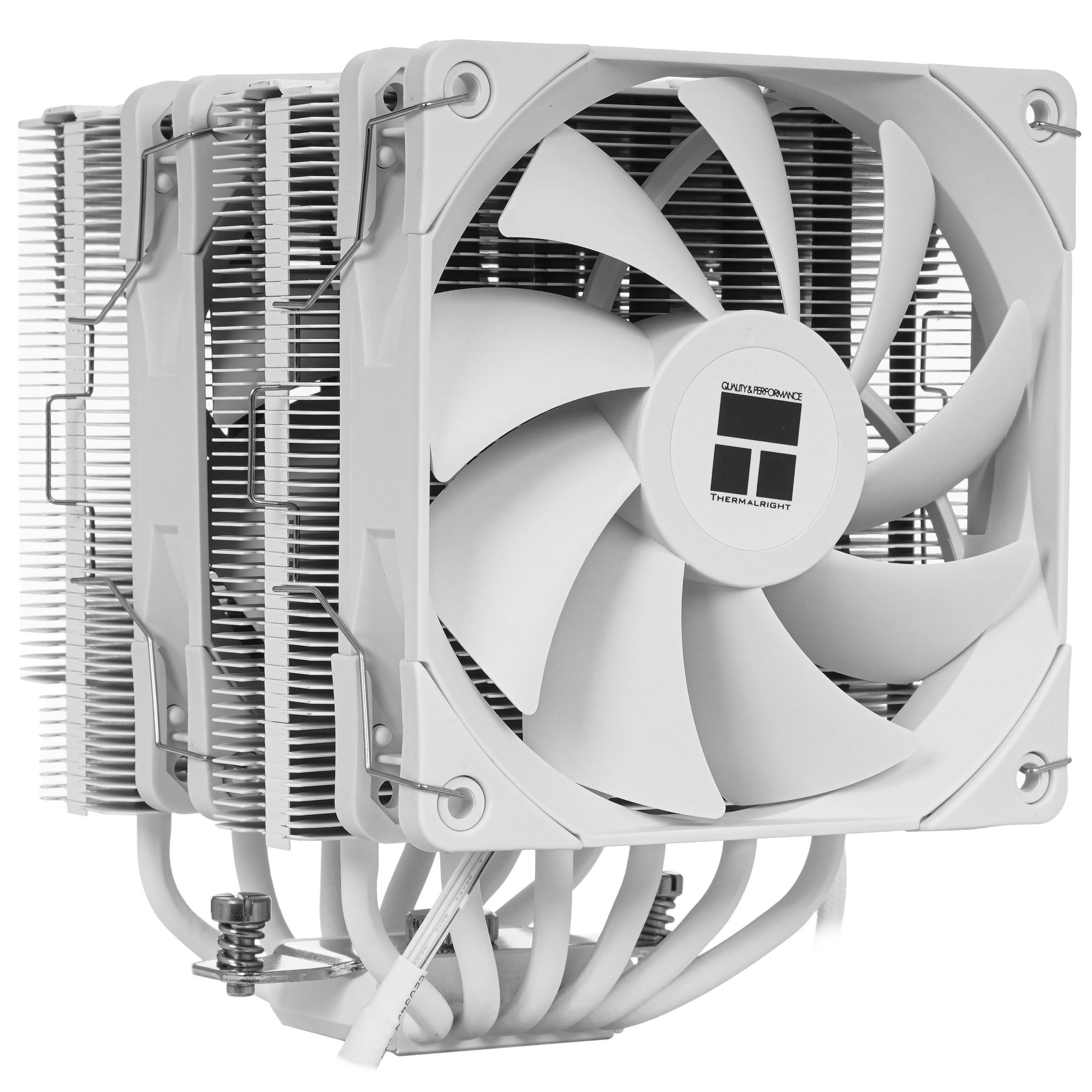 Кулер для процессора/ Thermalright Peerless Assassin 120 White (4-pin PWM, 157mm, Ni/CU, 6x6mm, 2x12