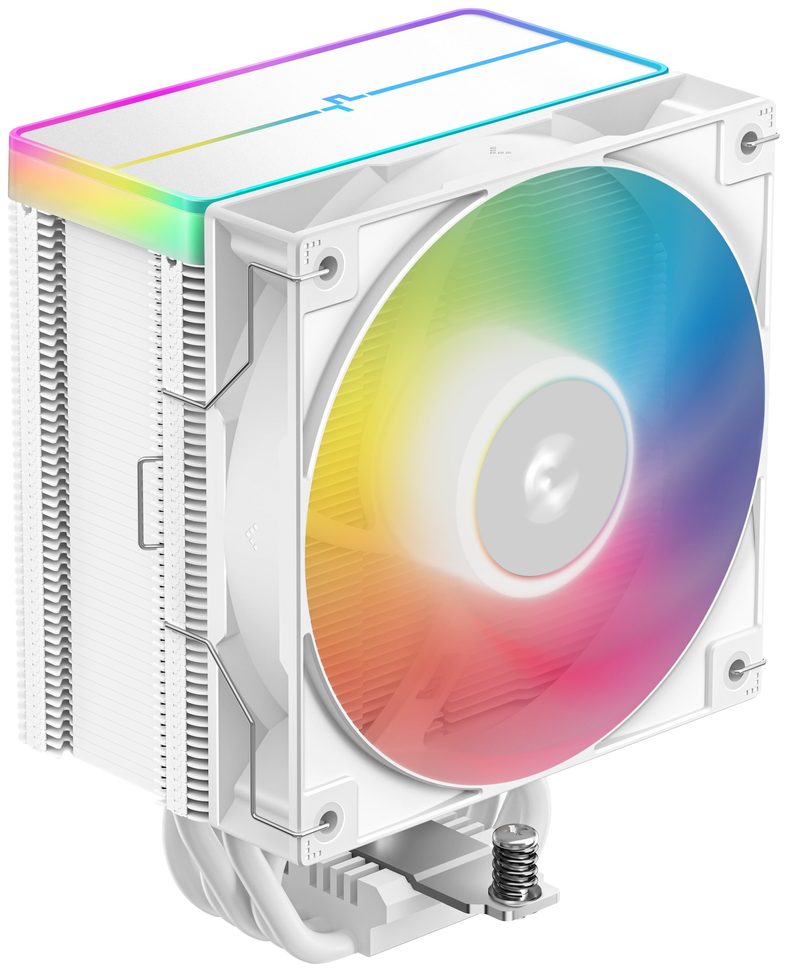 Кулер для процессора DEEPCOOL AG500 WH ARGB V2 белый 120мм алюминий+медь 1850rpm 29.4db 4-pin 240W 1