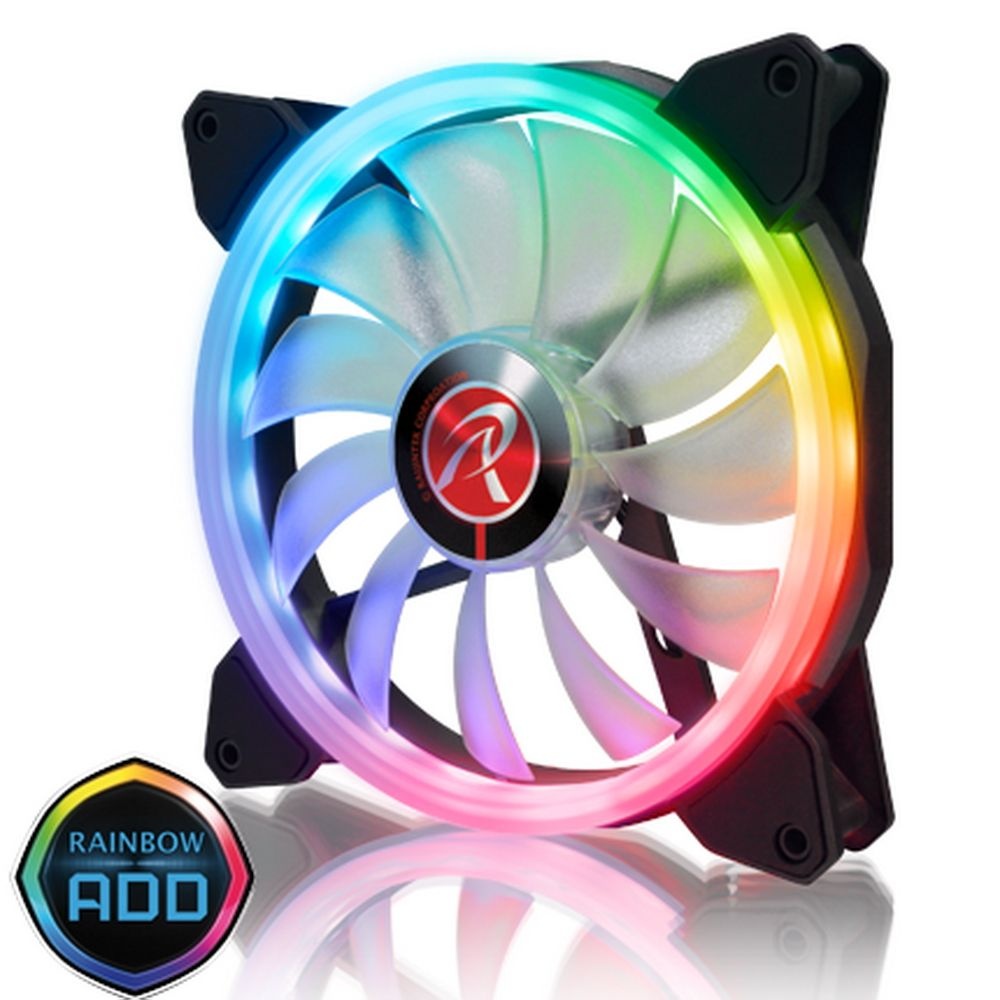 Комплект вентиляторов IRIS 14 RBW ADD-2  0R40B00114 черный 140мм 1500rpm 30db 4-pin