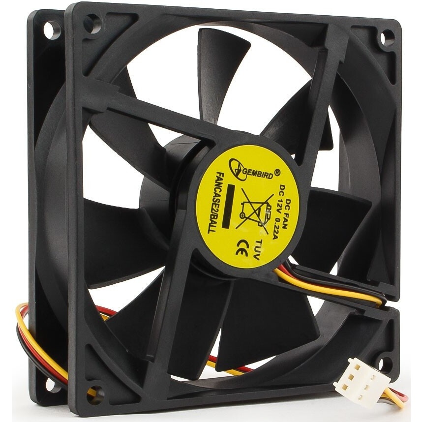Вентилятор для корпуса Digma DFAN-90 черный, 90 мм, 1800 об/мин, 23 дБ, 3 pin