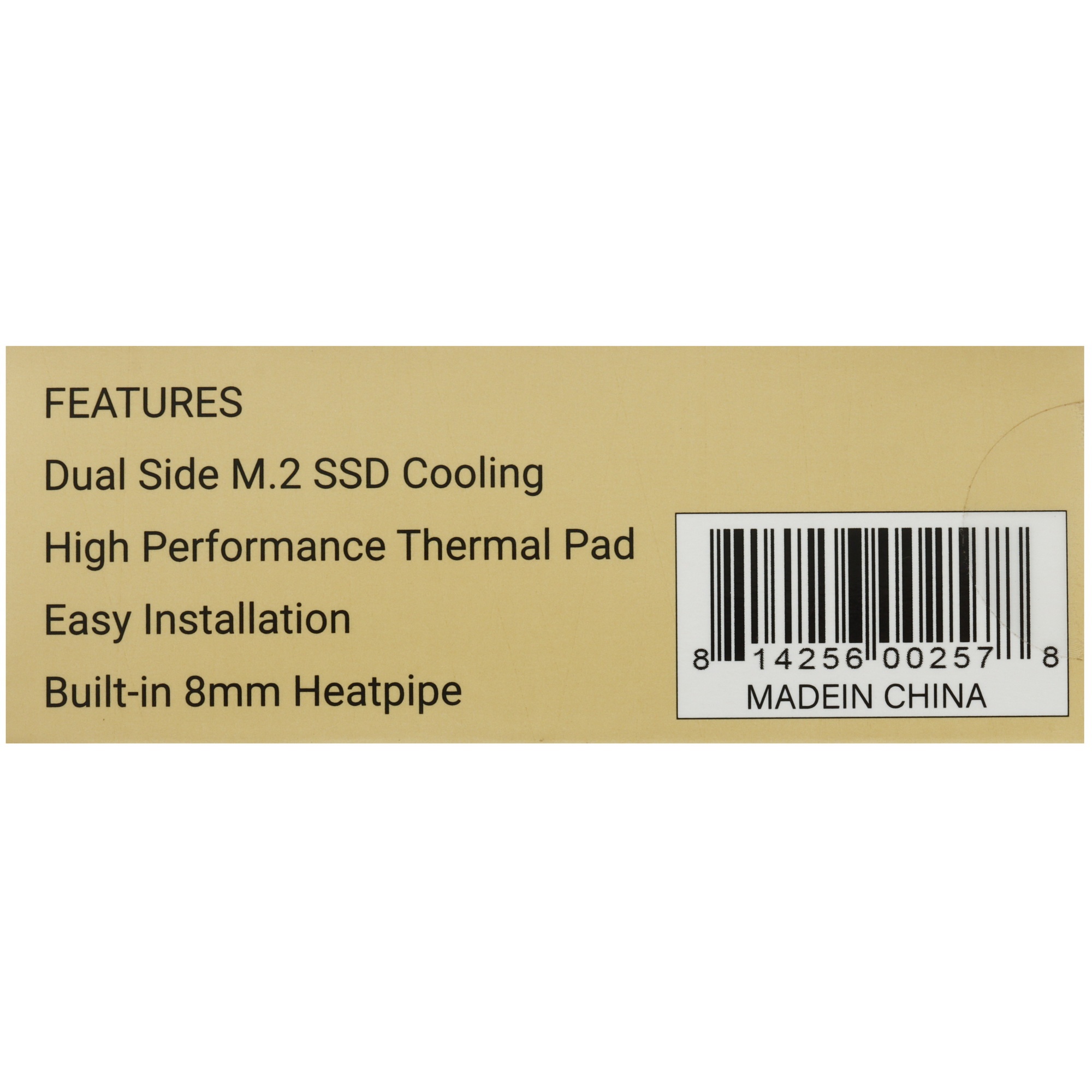 Радиатор для SSD Thermalright TR-M.2 2280 Pro алюминий Ret (TR-M.2-2280-PRO)