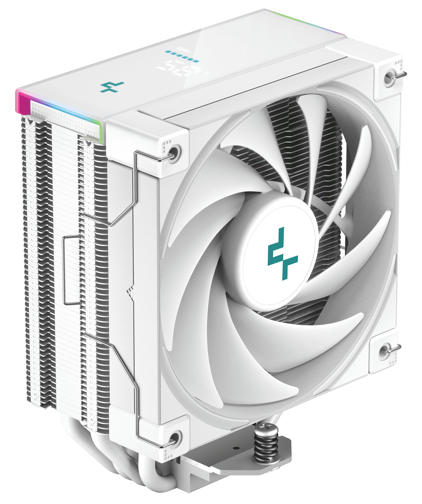 Кулер для процессора DeepCool AK400 DIGITAL белый 120мм алюминий 1850rpm 28db 4-pin 220Вт