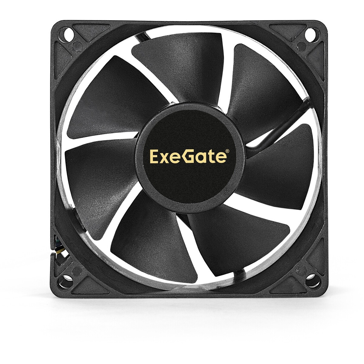 Вентилятор для корпуса ExeGate EX08025S4P-PWM черный, 80 мм, 2300 об/мин, 23 дБ, 4 pin