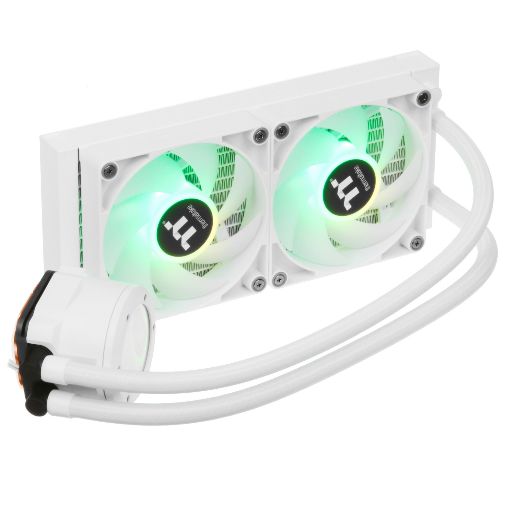 Система водяного охлаждения Thermaltake TH240 V2 Snow ARGB Soc-AM5/AM4/1200/1700/1851 белый 4-pin 25