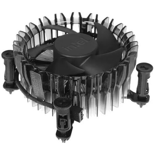 Кулер для процессора ExeGate EK-11508 серебристый/черный, 90 мм, алюминий, 2200 об/мин, 22 дБ, 3 pin