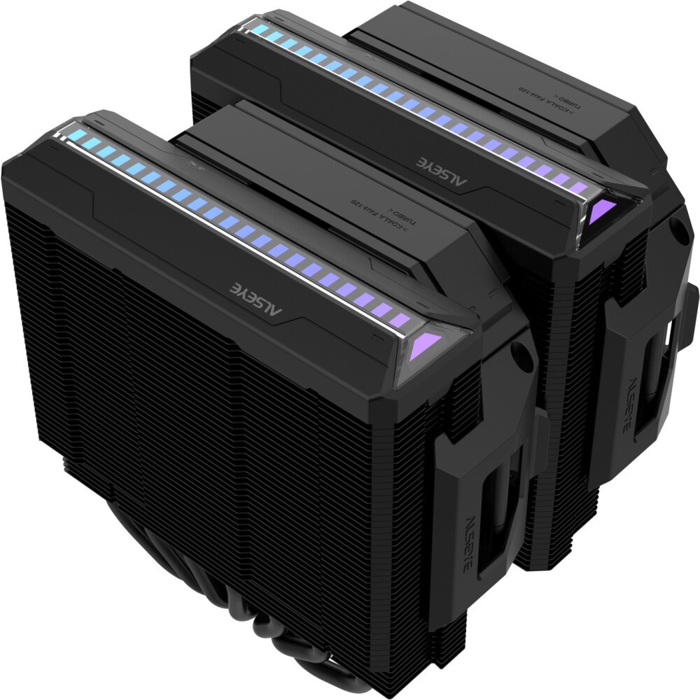 Кулер для процессора Alseye i600-W белый, 120 мм, алюминий/медь, 2300 об/мин, 37.8 дБ, 4 pin, 265 Вт