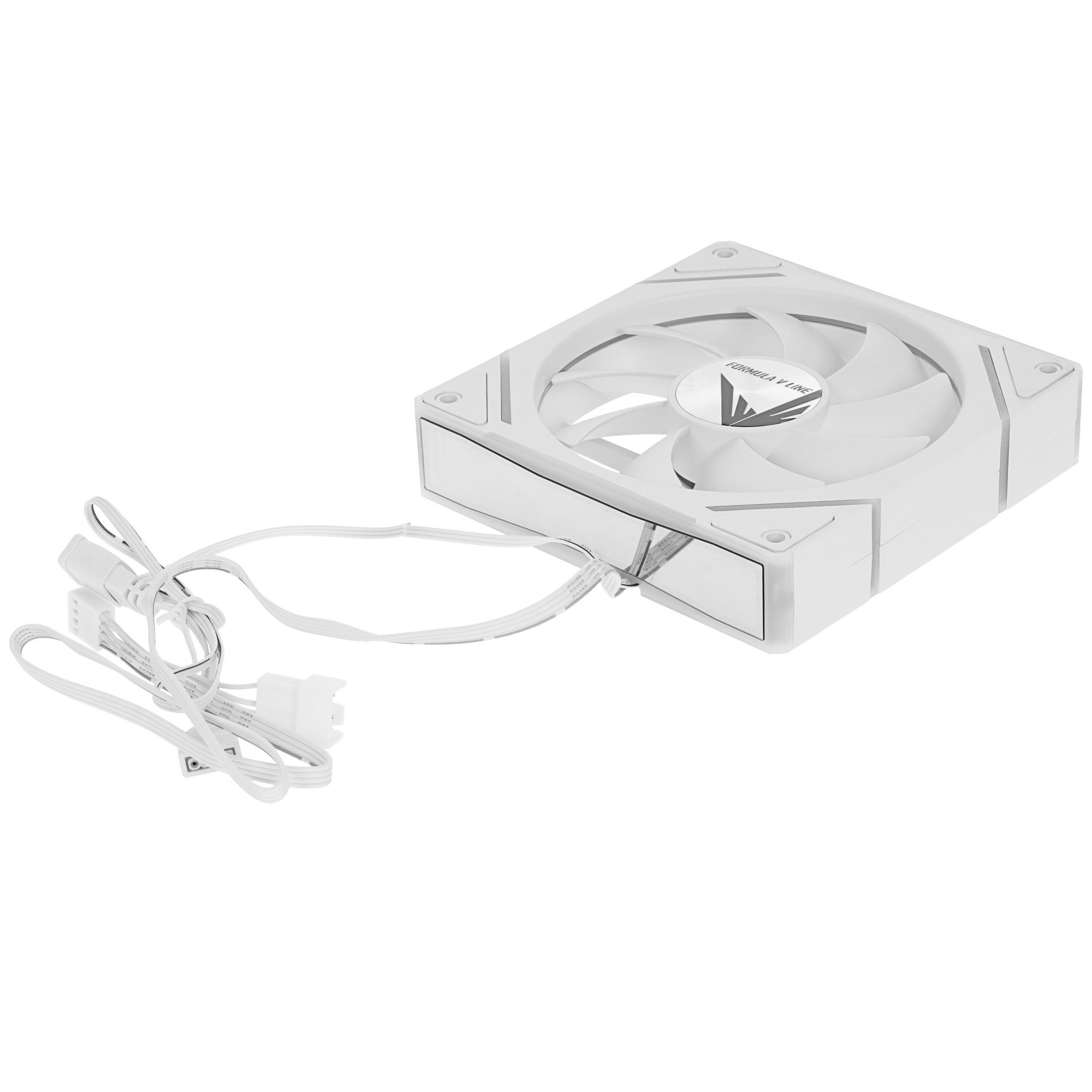 Вентилятор для корпуса Aerocool / Formula Floe Plus 12WH ARPW ARGB белый, 120 мм, 1500 об/мин, 26.8