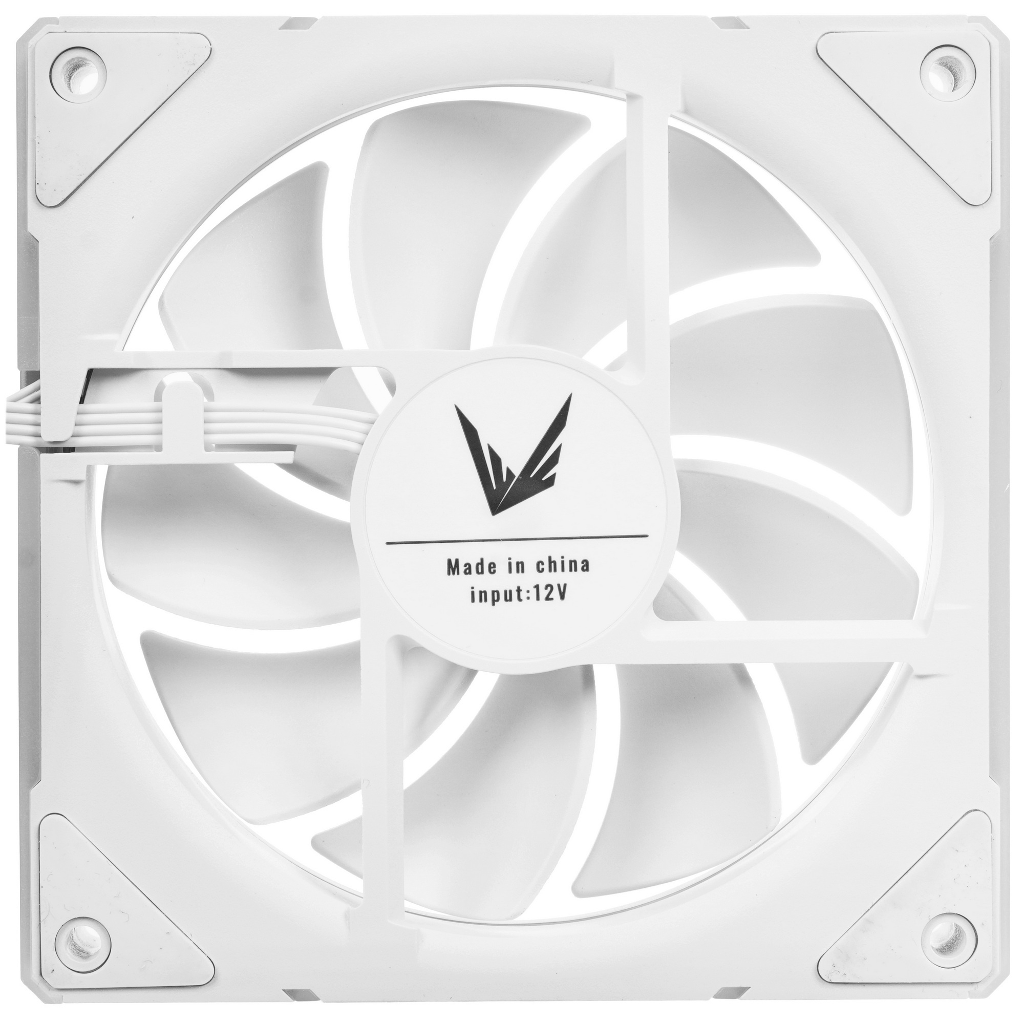 Вентилятор для корпуса Aerocool / Formula Floe Plus 12WH ARPW ARGB белый, 120 мм, 1500 об/мин, 26.8