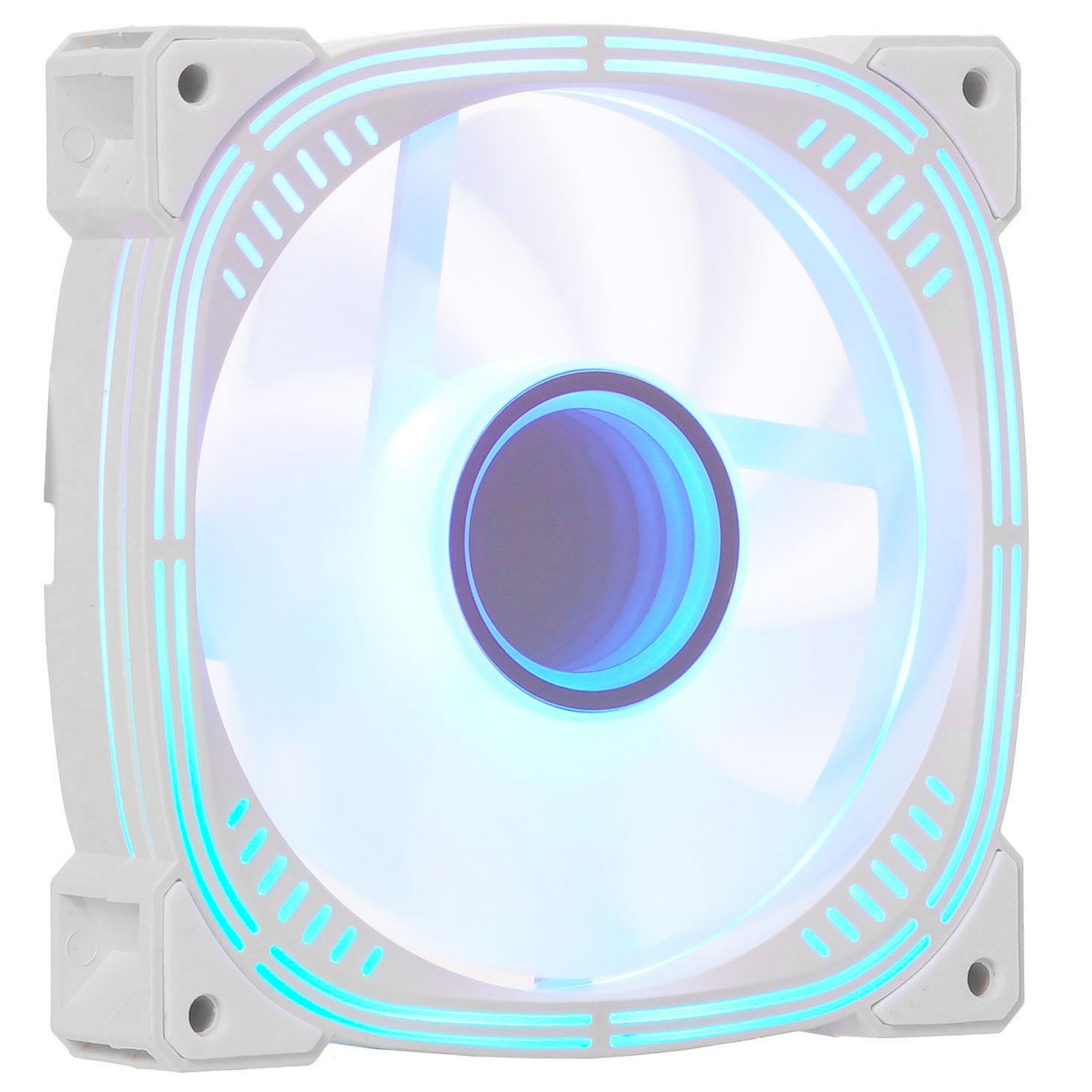 Вентилятор для корпуса Formula Nulight 12WH ARPW ARGB белый, 120 мм, 1500 об/мин, 25.34 дБ, 4 pin
