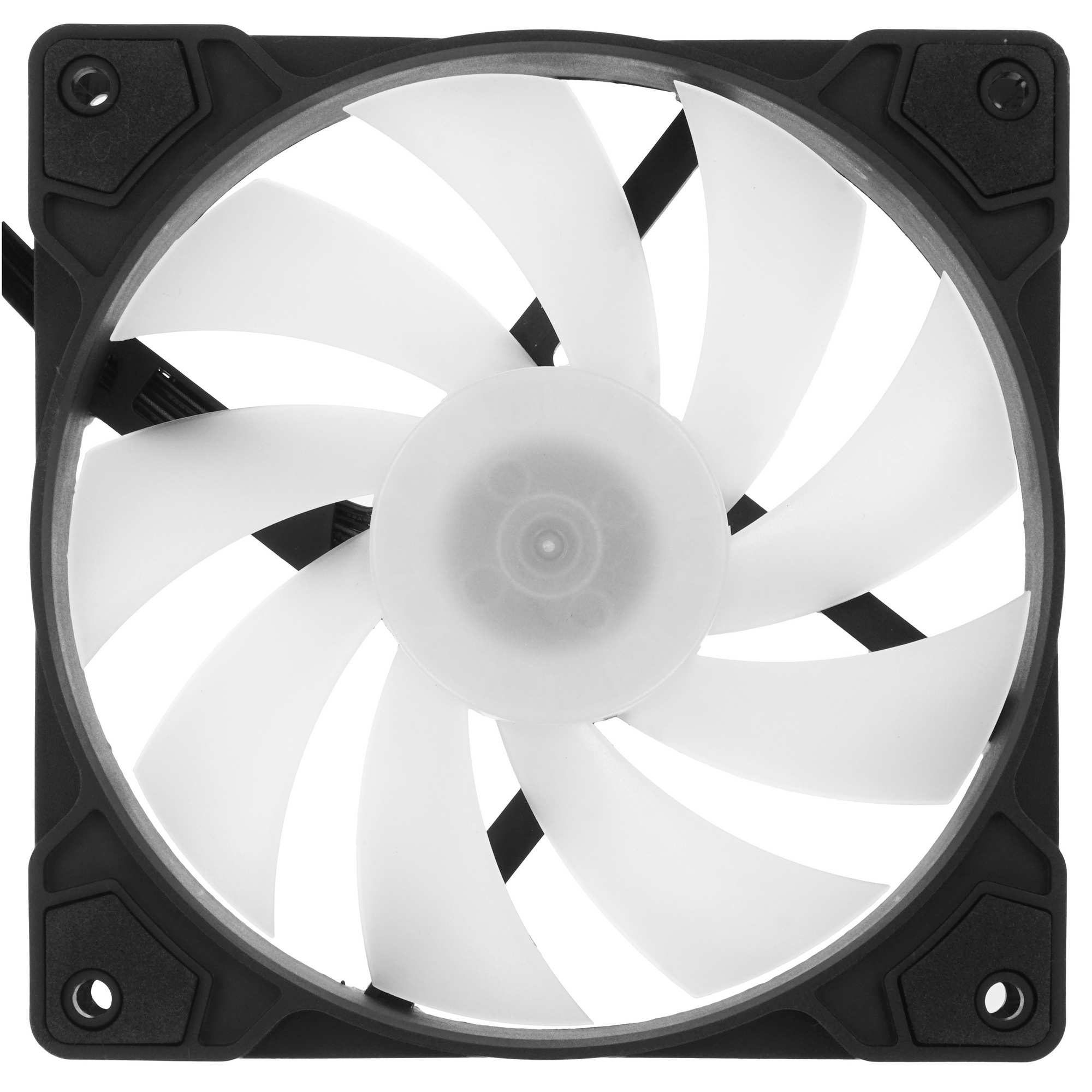 Вентилятор для корпуса GMNG GG-CF120ARGB1-PWMBK черный, 120 мм, 1500 об/мин, 26 дБ, 4 pin