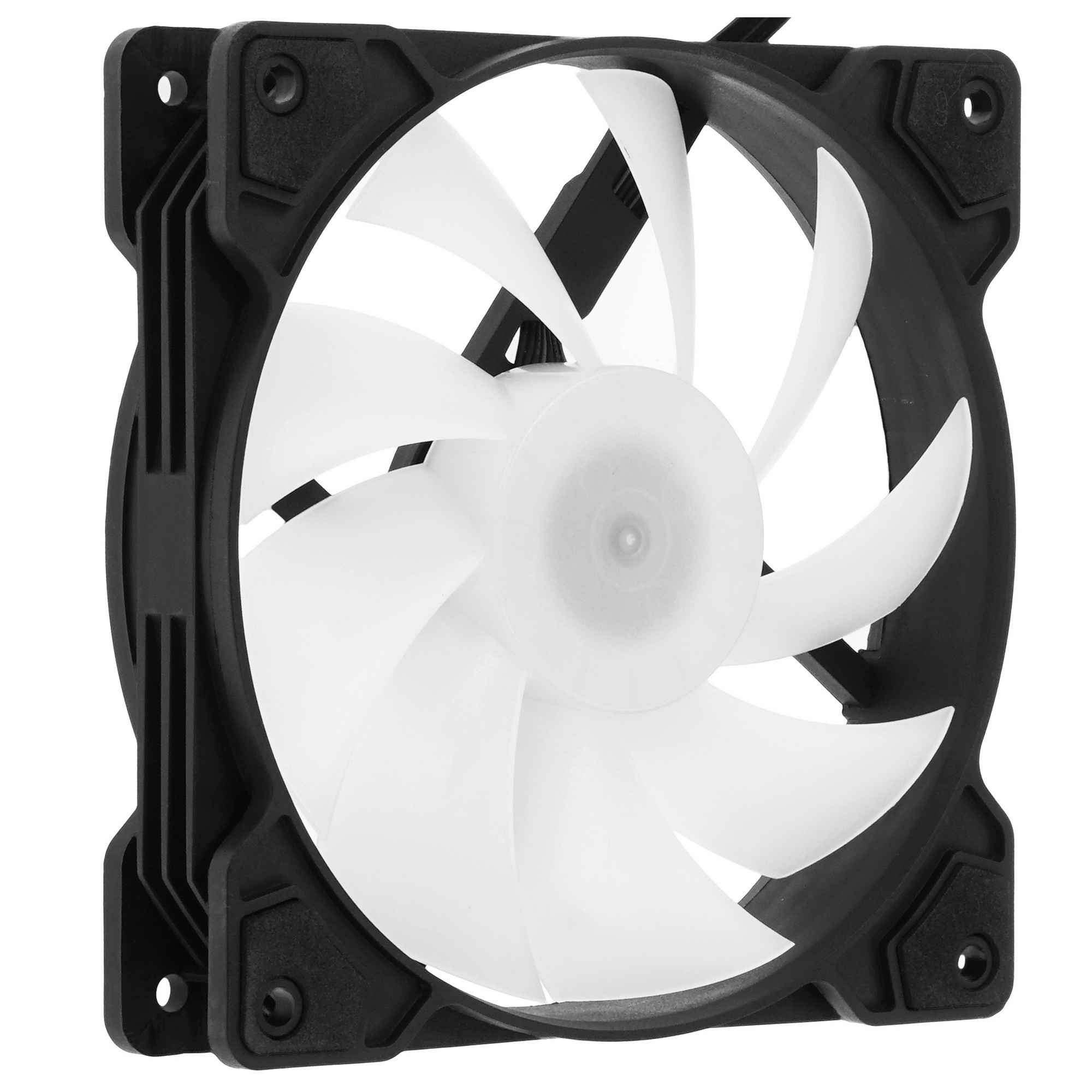 Вентилятор для корпуса GMNG GG-CF120ARGB1-PWMBK черный, 120 мм, 1500 об/мин, 26 дБ, 4 pin