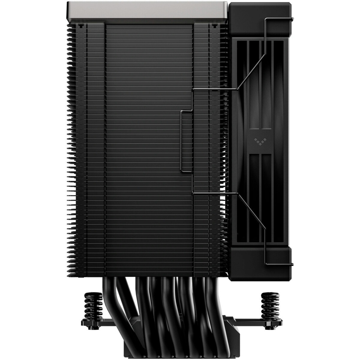 Кулер для процессора DEEPCOOL GAMMA HUNTER V2 черный/серебристый, 120 мм, алюминий, 1600 об/мин, 21