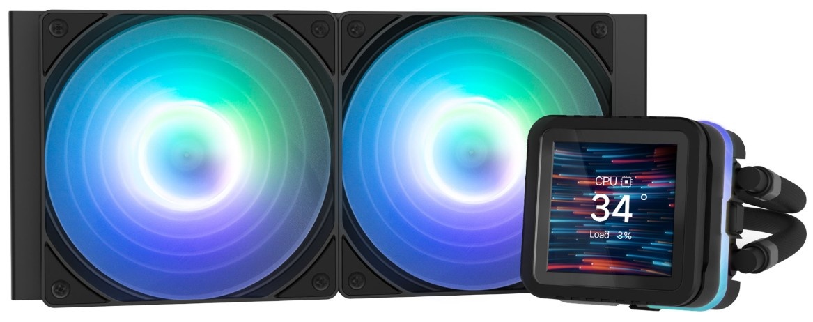 Система водяного охлаждения Zalman Alpha2 A24 DS ARGB черная 120мм алюминий+медь 2000rpm 29.7db 4-pi