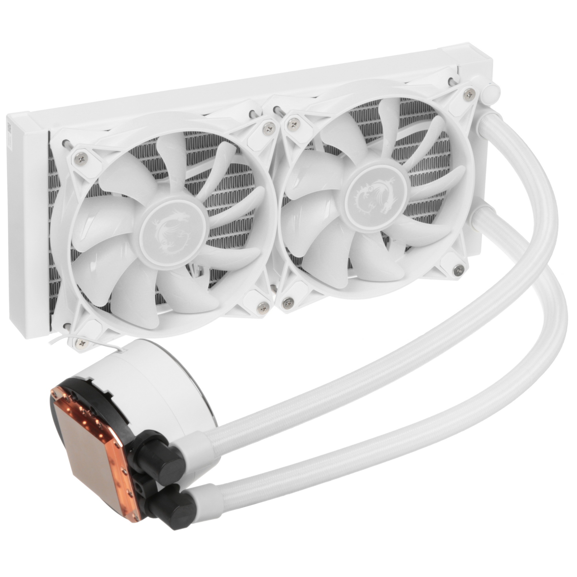 СВО MSI MAG CORELIQUID E240 белый 120мм алюминий+медь 1800rpm 32.5db 4-pin 310W