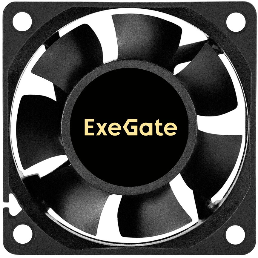 Вентилятор для корпуса ExeGate ExtraPower EP06010S3P черный, 60 мм, 3000 об/мин, 24 дБ, 3 pin