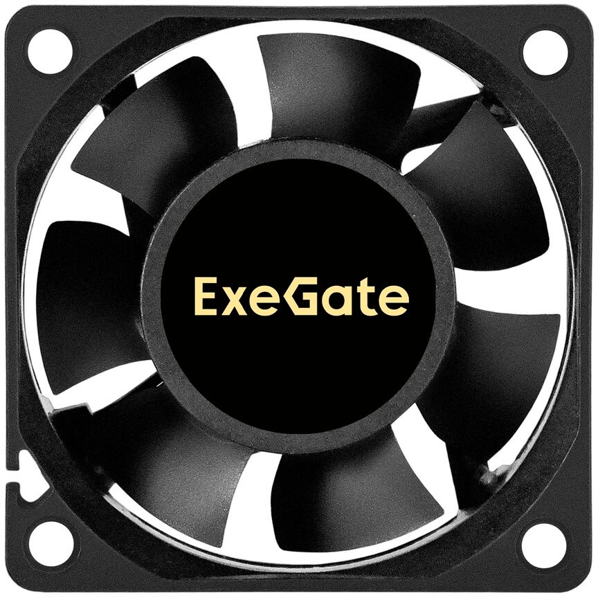 Вентилятор для корпуса ExeGate ExtraPower EP06010S3P черный, 60 мм, 3000 об/мин, 24 дБ, 3 pin