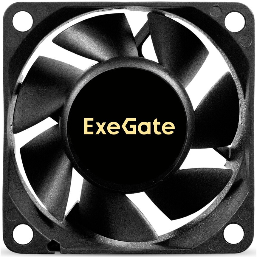 Вентилятор для корпуса ExeGate ExtraPower EP06010S3P черный, 60 мм, 3000 об/мин, 24 дБ, 3 pin