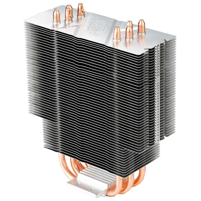 Кулер PCCooler E126MB черный 120мм алюминий 1800rpm 26.5db 4-pin 92W 70мм