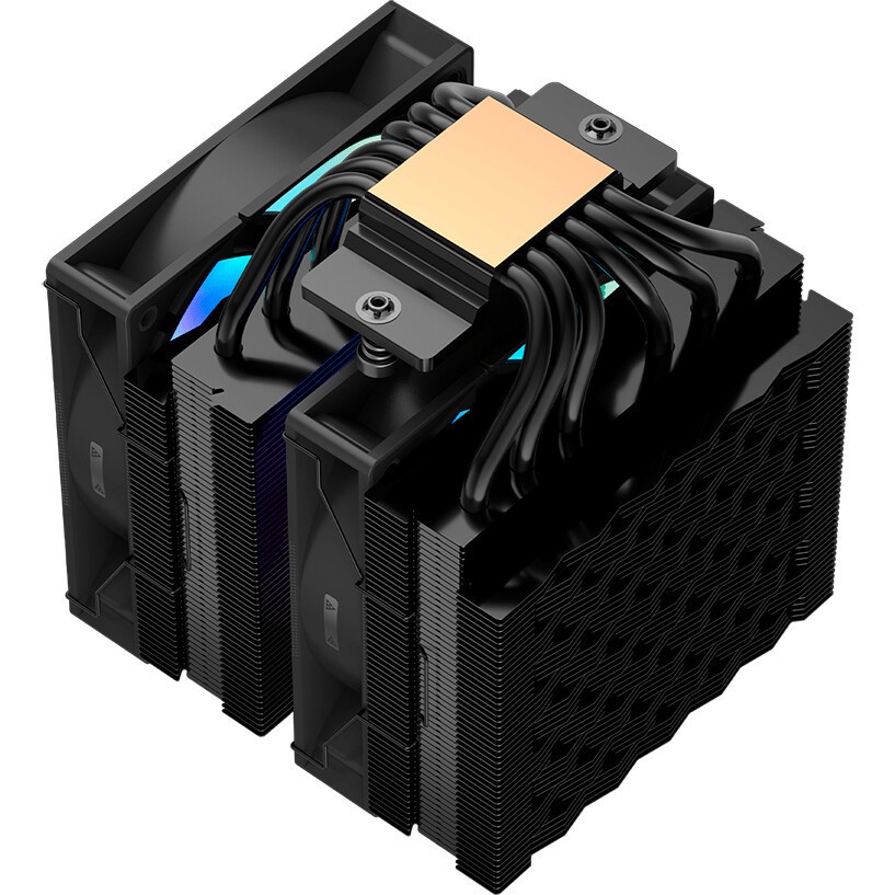 Кулер PCCooler E126MB черный 120мм алюминий 1800rpm 26.5db 4-pin 92W 70мм