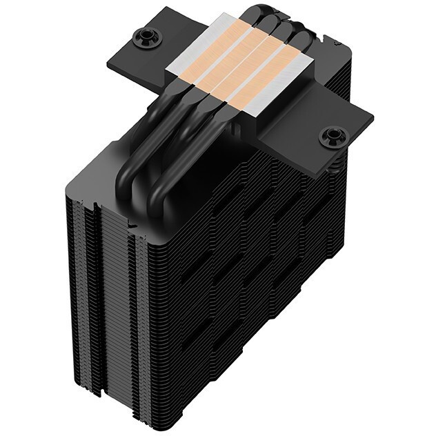 Кулер для процессора Alseye H120TD черный, 120 мм, алюминий/медь, 2000 об/мин, 35.5 дБ, 4 pin, 125 В