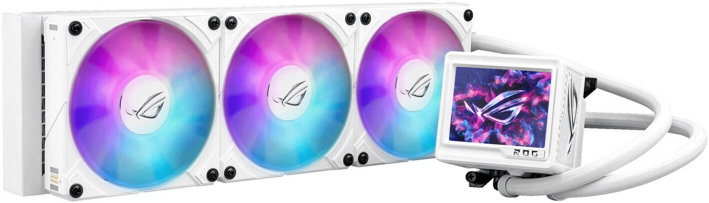 Жидкостная система охлаждения ASUS ROG RYUJIN III 360 ARGB EXTREME WHT 90RC0132-M0EAY0 белый 120мм