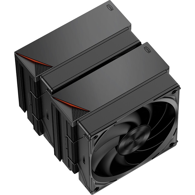 Кулер для процессора PCCooler RZ620 WH (260W, 4-pin PWM, 158mm, Al/Cu, 6x6mm, 2x120mm, 86.73CFM, 32d