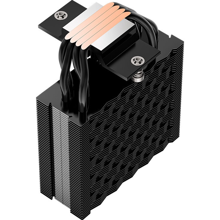 Кулер для процессора PCCooler RZ620 WH (260W, 4-pin PWM, 158mm, Al/Cu, 6x6mm, 2x120mm, 86.73CFM, 32d