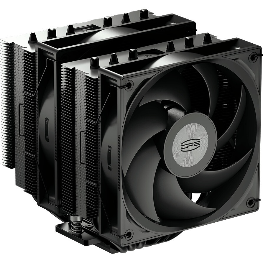 Кулер для процессора PCCooler RZ620 WH (260W, 4-pin PWM, 158mm, Al/Cu, 6x6mm, 2x120mm, 86.73CFM, 32d