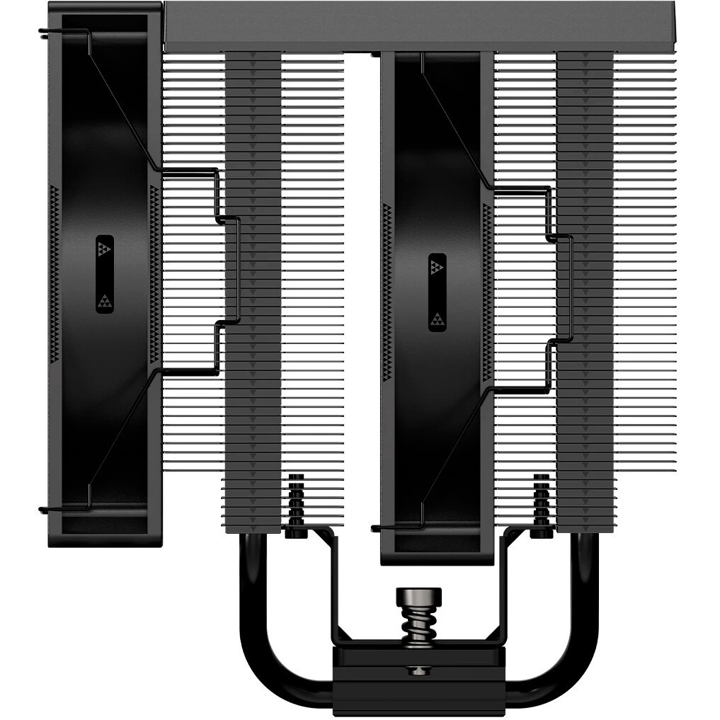 Кулер для процессора PCCooler RZ620 WH (260W, 4-pin PWM, 158mm, Al/Cu, 6x6mm, 2x120mm, 86.73CFM, 32d