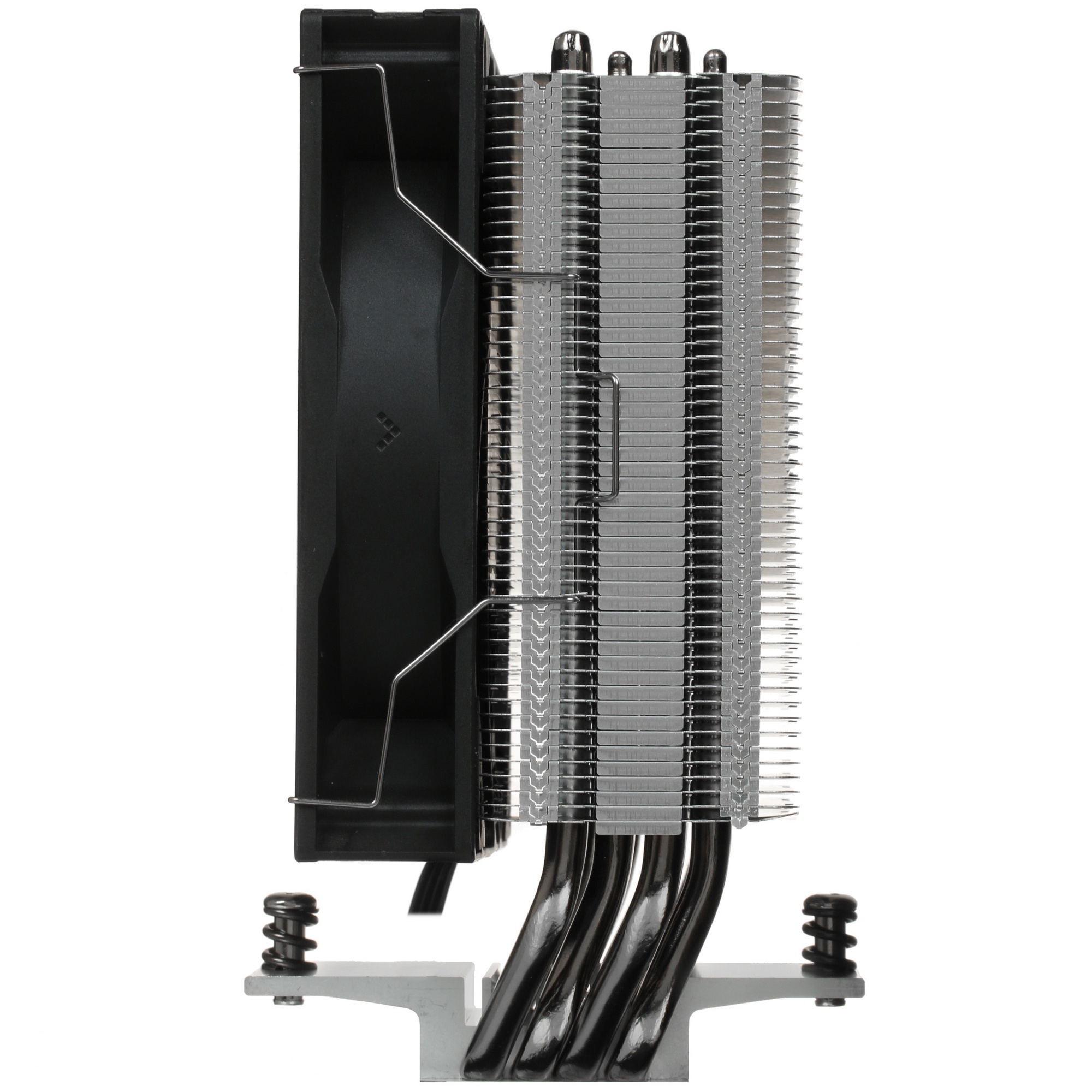 Кулер для процессора DEEPCOOL AG400 черный, 120 мм, алюминий/медь, 2000 об/мин, 31.6 дБ, 4 pin, 220