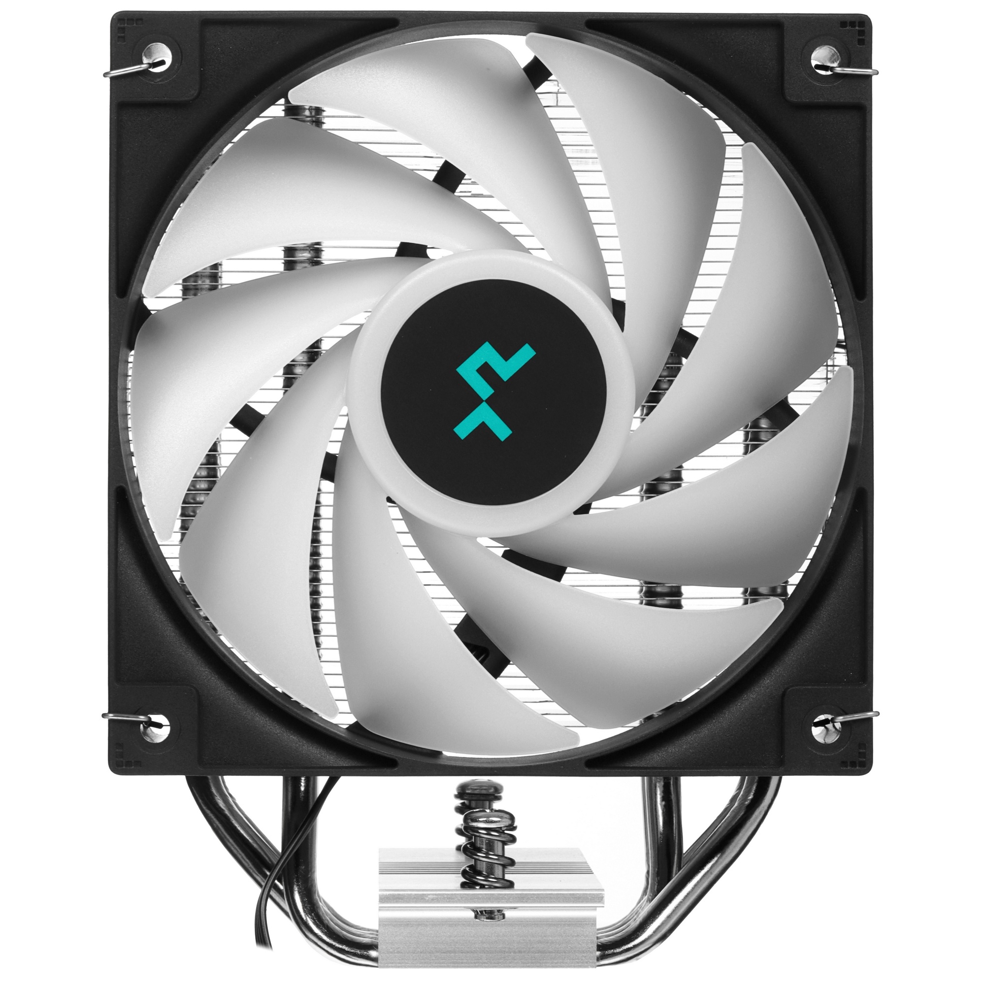 Кулер для процессора DEEPCOOL AG400 LED черный, 120 мм, алюминий/медь, 2000 об/мин, 31.6 дБ, 4 pin,
