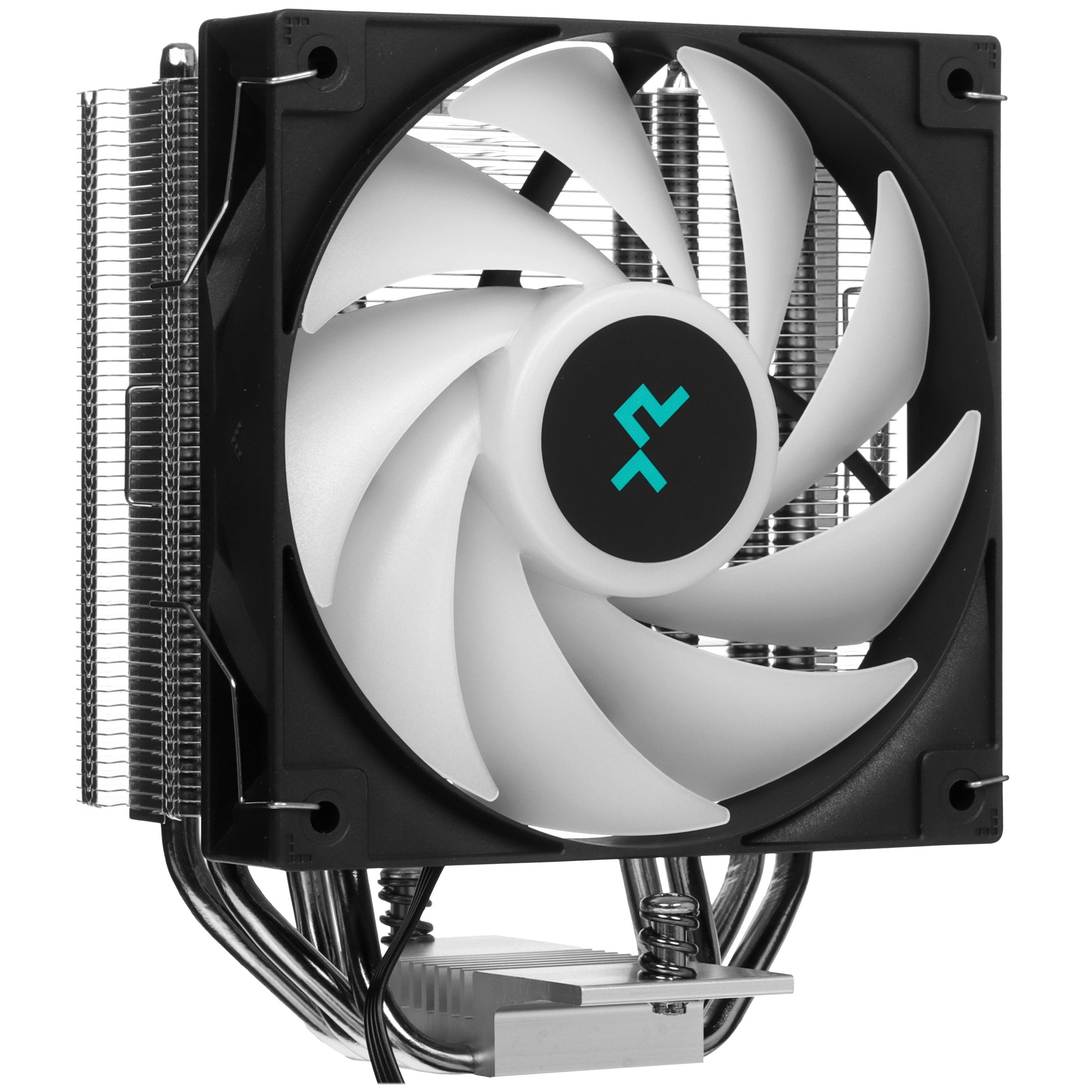 Кулер для процессора DEEPCOOL AG400 LED черный, 120 мм, алюминий/медь, 2000 об/мин, 31.6 дБ, 4 pin,