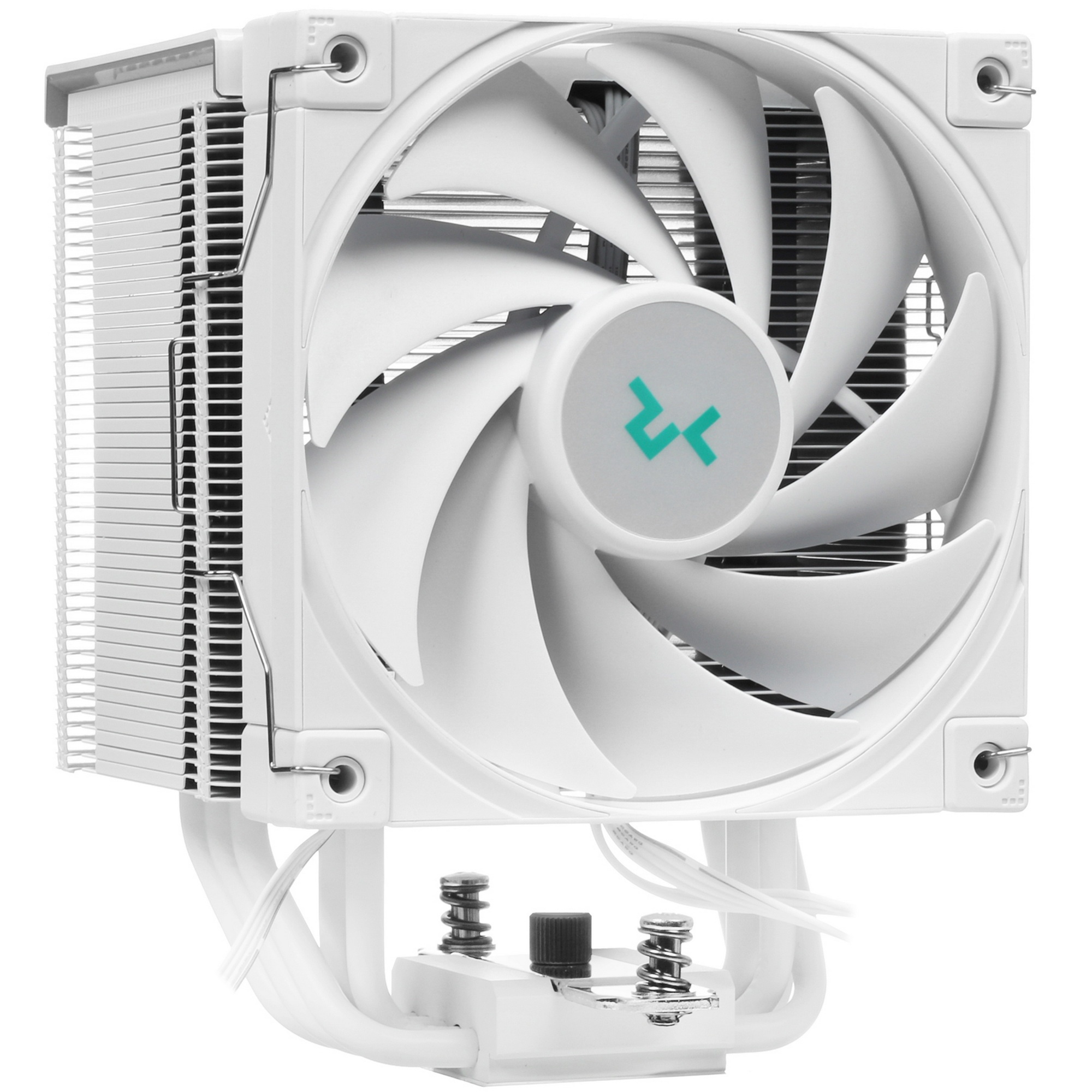 Кулер для процессора DEEPCOOL AK500 DIGITAL WH белый, 120 мм, алюминий/медь, 1850 об/мин, 28 дБ, 4 p