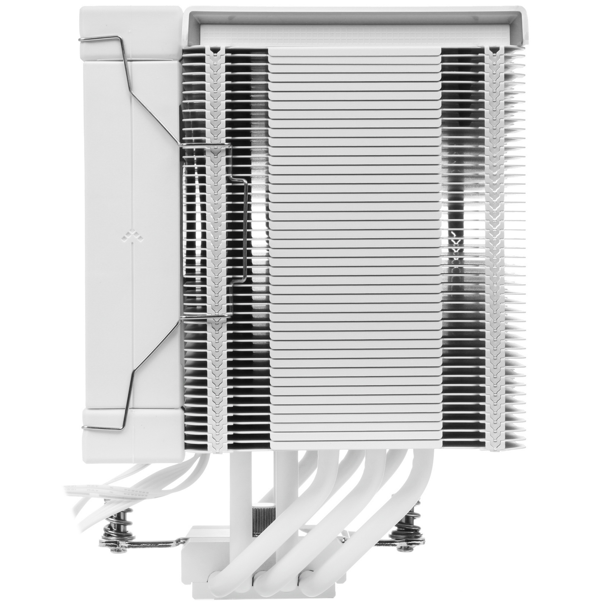 Кулер для процессора DEEPCOOL AK500 DIGITAL WH белый, 120 мм, алюминий/медь, 1850 об/мин, 28 дБ, 4 p
