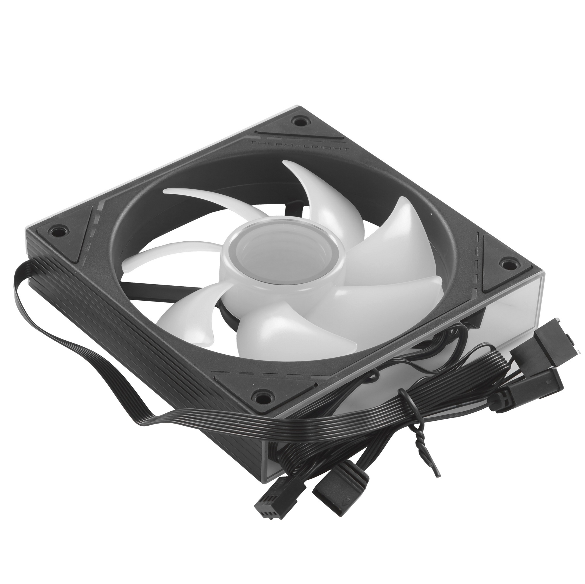 Кулер для корпуса Thermalright TL-M12-S (120x124x25mm, 4-pin PWM, ARGB, 47.6CFM, 23.2dBA, 1500RPM, B
