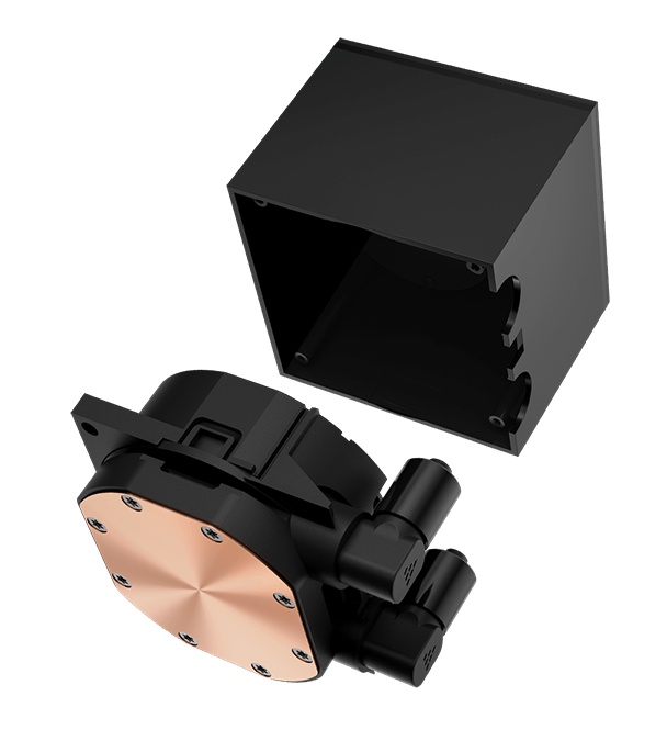 Система охлаждения PCCooler DA360 Pro ARGB черный 120мм алюминий+медь 2200rpm 33.7db 4-pin 300W