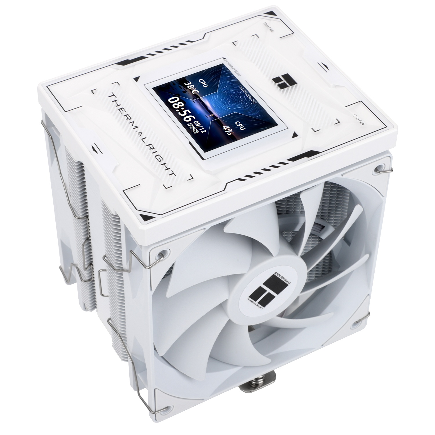Устройство охлаждения(кулер) Thermalright Burst Assassin Vision 120 Soc-AM5/AM4/1200/1700/1851 белый