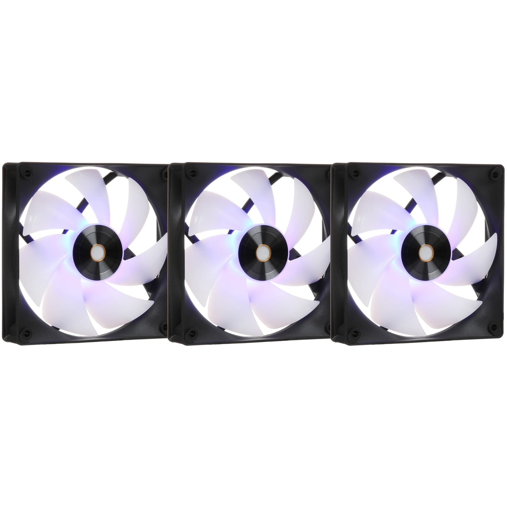 Комплект вентиляторов для корпуса Ocypus Delta F12 ARGB 3 IN 1 BK Delta-F12-BK3AM00X-GL черный 120мм