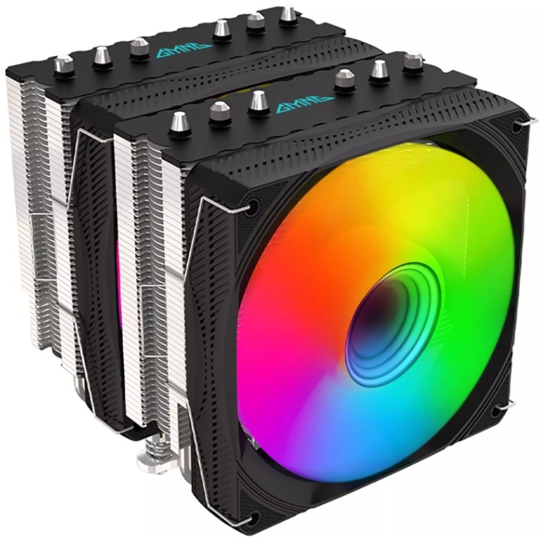 Кулер GMNG GG-CPC250-ARGB1 ARGB черный 120мм алюминий+медь 1600rpm 32db 4-pin 250W 152мм