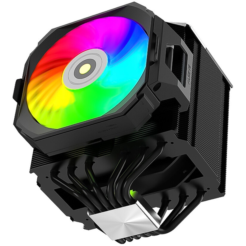 Кулер для процессора Alseye i600-B черный, 120 мм, алюминий/медь, 2300 об/мин, 37.8 дБ, 4 pin, 265 В