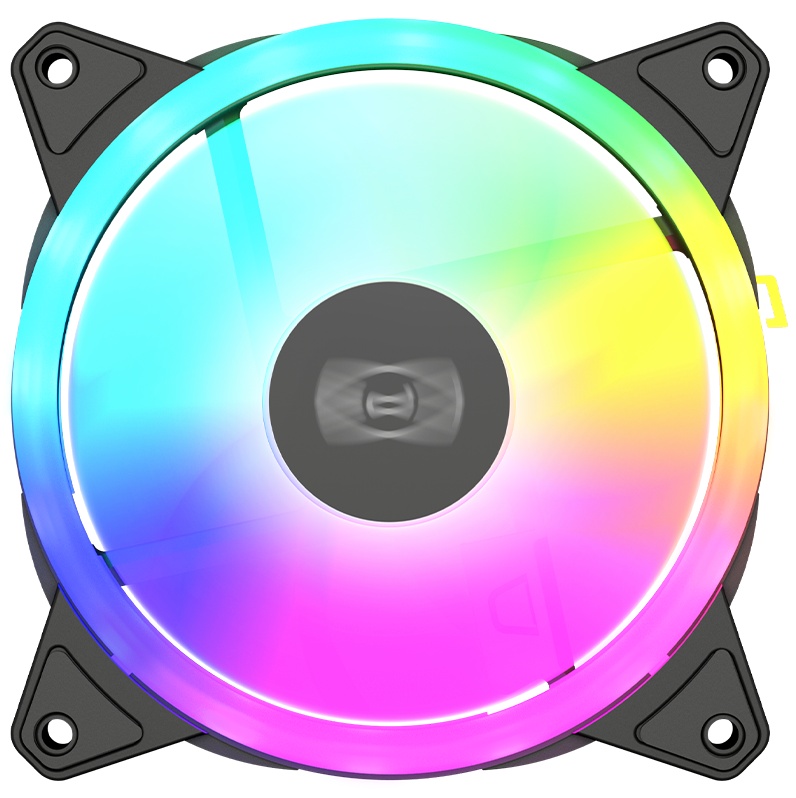 Вентилятор для корпуса PCCooler F3 T120 ARGB черный, 120 мм, 1800 об/мин, 21.6 дБ, 4 pin