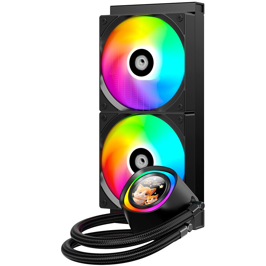 Система жидкостного охлаждения DeepСool LE240 V2 Black (R-LE360-BKAMMC-G-2)