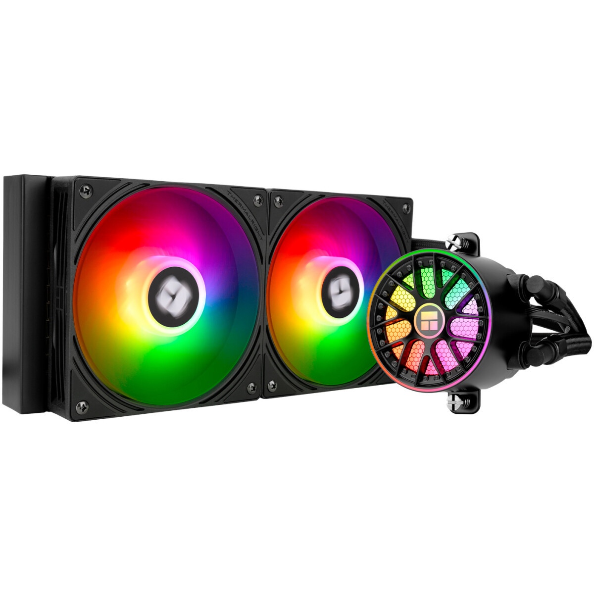 Система жидкостного охлаждения DeepСool LE240 V2 Black (R-LE360-BKAMMC-G-2)