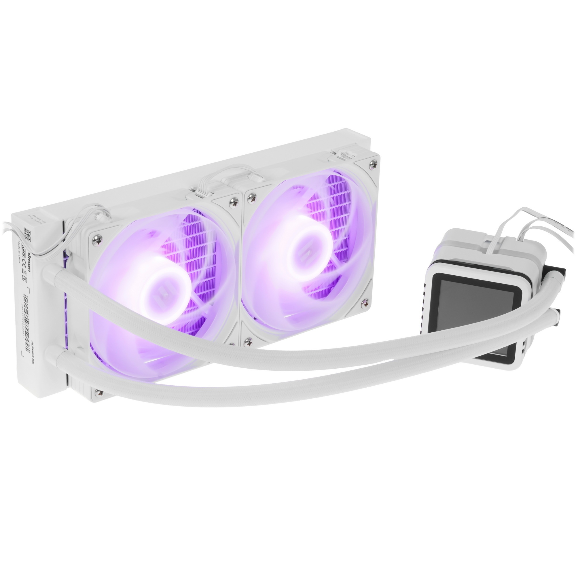 Система водяного охлаждения Zalman Alpha 2 A24 DS ARGB белый 120мм 2150rpm 28db 4-pin 320W